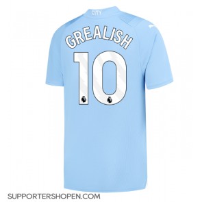 Manchester City Jack Grealish #10 Hemma Matchtröja 2023-24 Kortärmad